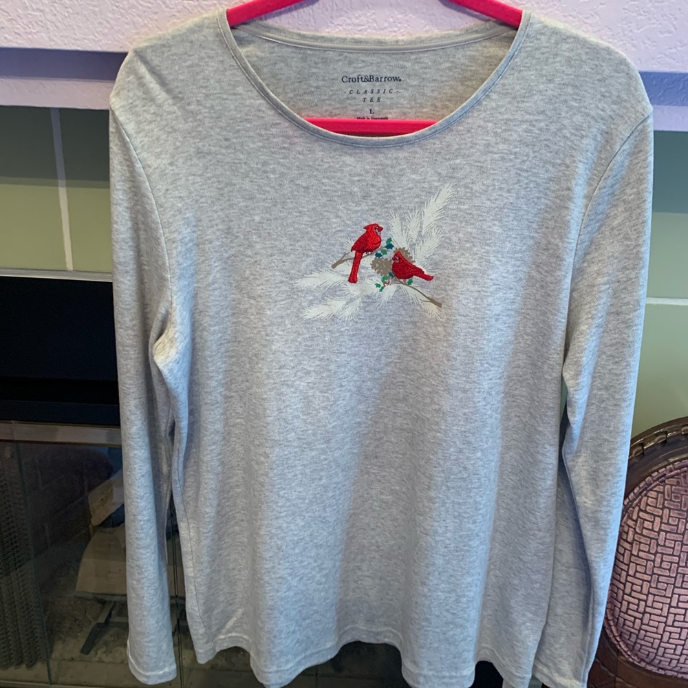 🌲🎄CROFT&BARROW Christmas top (LARGE)🌲🎄